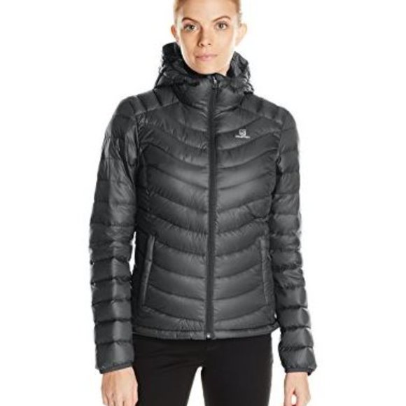 Salomon Women's Halo Down Hoodie II, Black, Medium - Picture 1 of 5